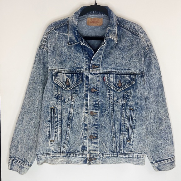 Levi's Other - Vintage Levi’s Mens Acid Wash Denim Trucker Jacket USA 70507-0219 Medium